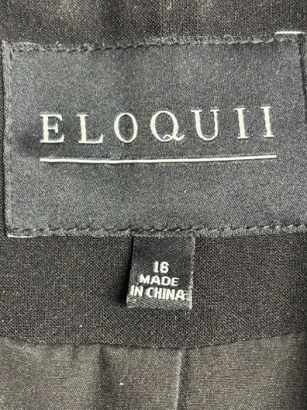Eloqui Ruffle Clasped Front Blazer - Picture 3 of 4